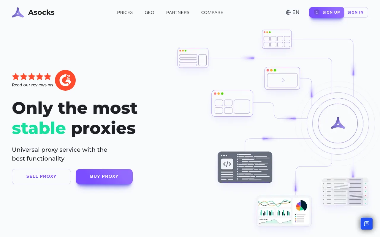 ASocks homepage