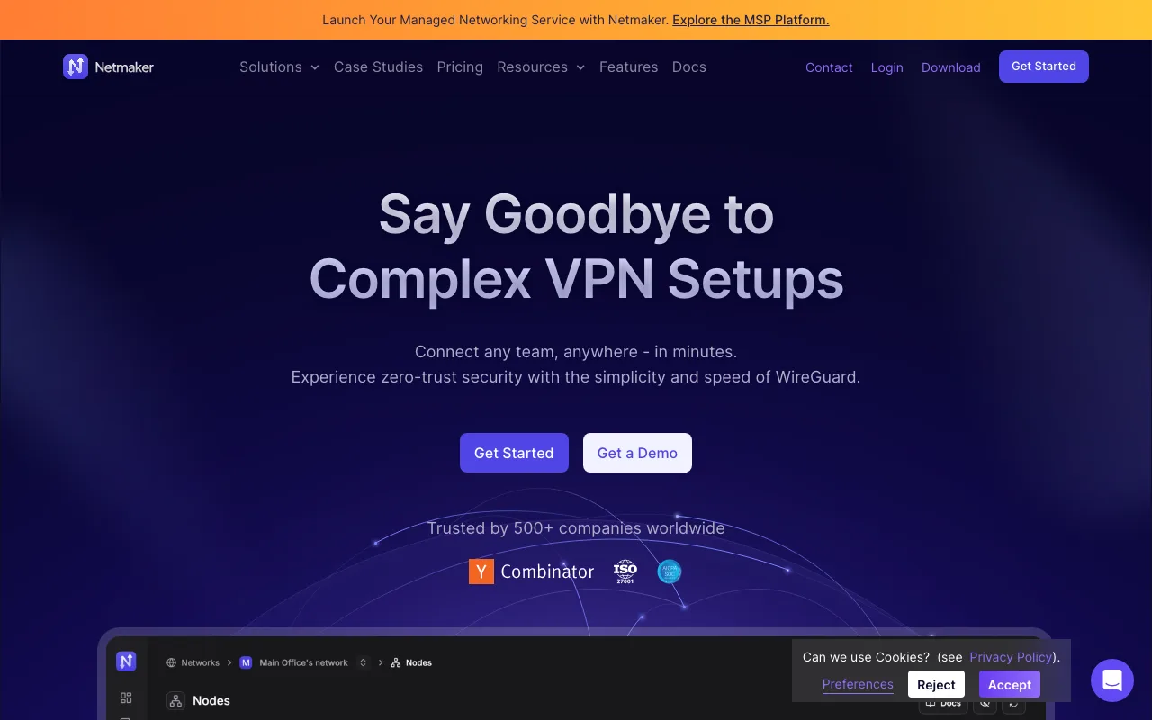 Netmaker homepage