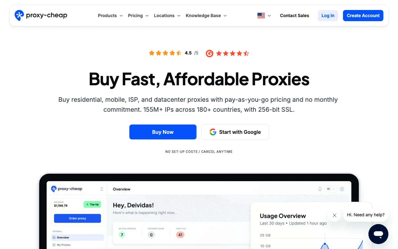 Proxy-Cheap homepage